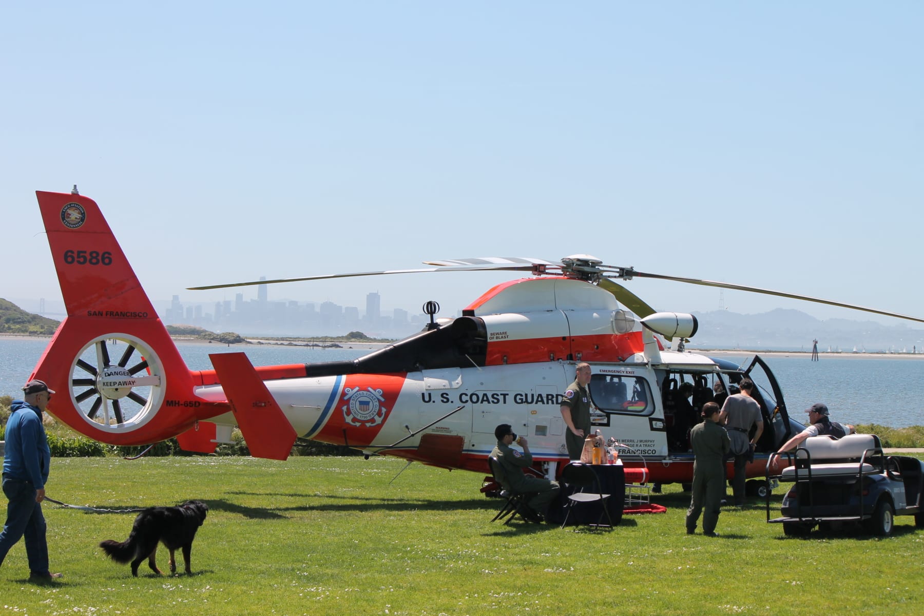 U.S. Coast Guard Search And Rescue helicopter